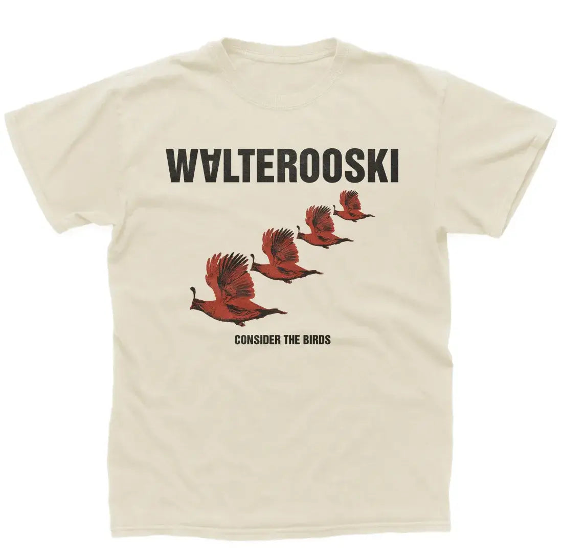 WALTEROOSKI Flock Tee – Consider the Birds Limited Series