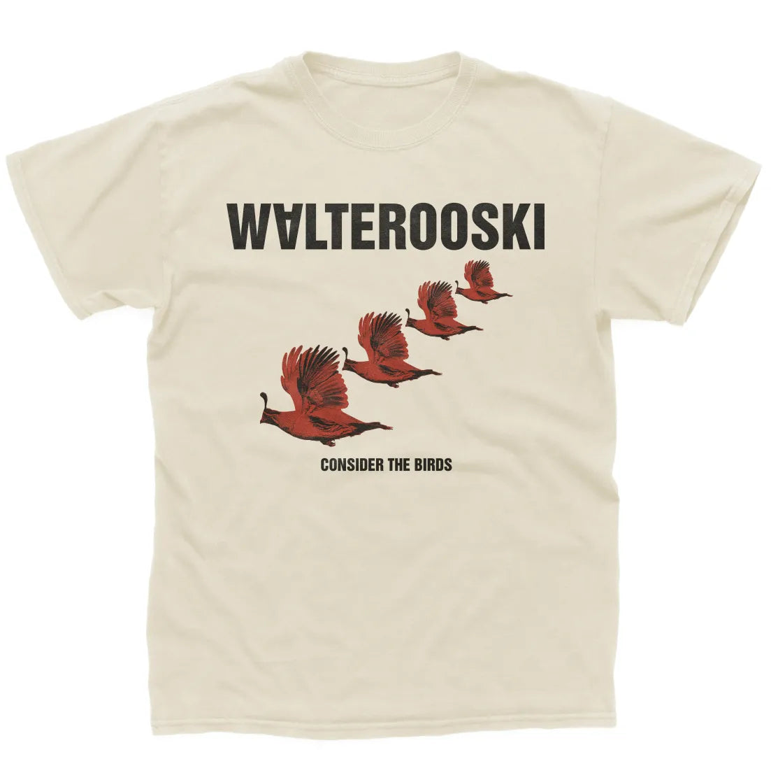 WALTEROOSKI Flock Tee – Consider the Birds Limited Series