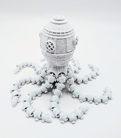 OctoGauge wine stopper designed as a whimsical octopus, perfect for preserving wine and adding charm to your bottle.