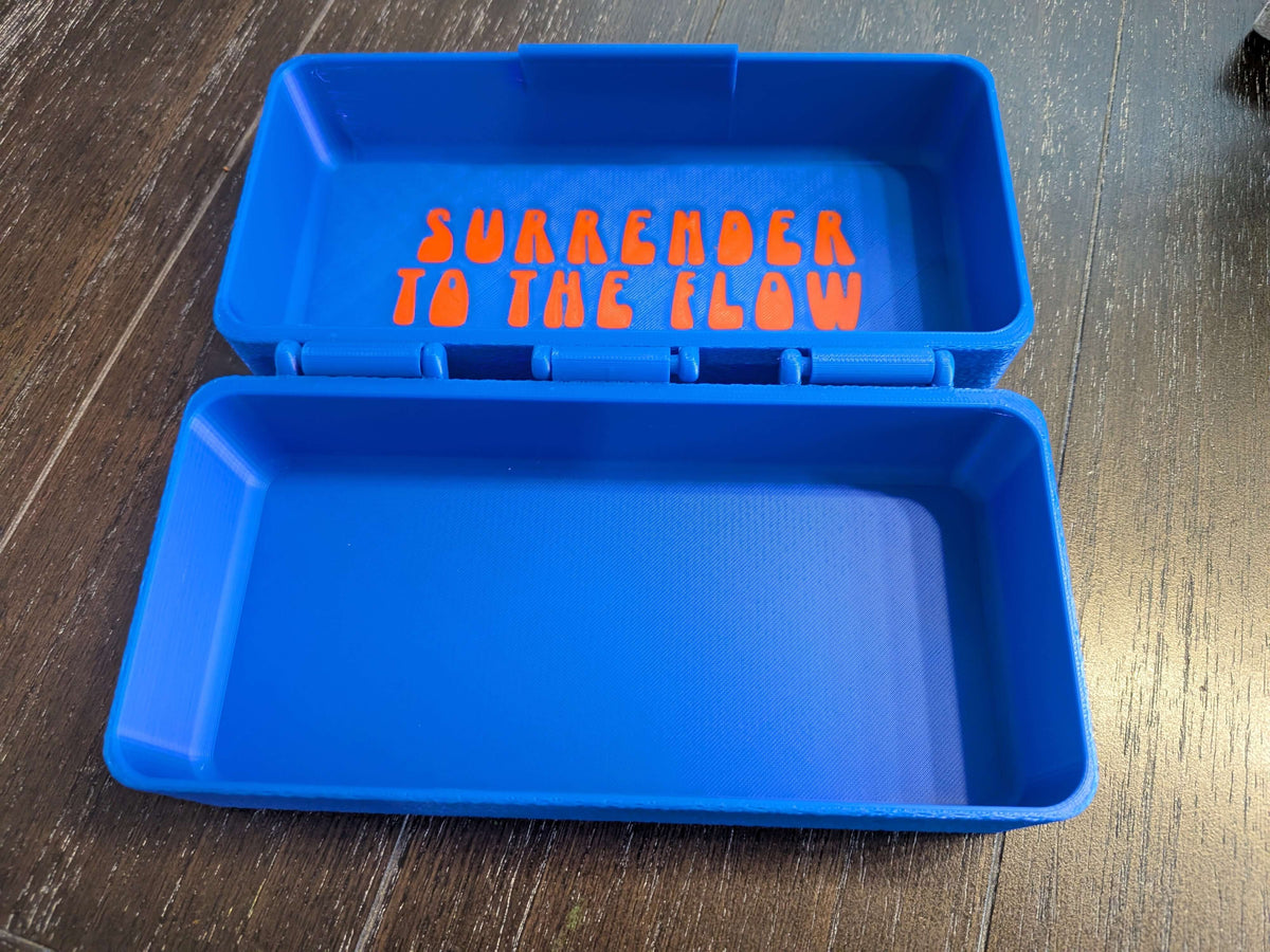 PHISH Donut Box Custom Storage Container for Stash of Small Items - SURRENDER to the FLOW