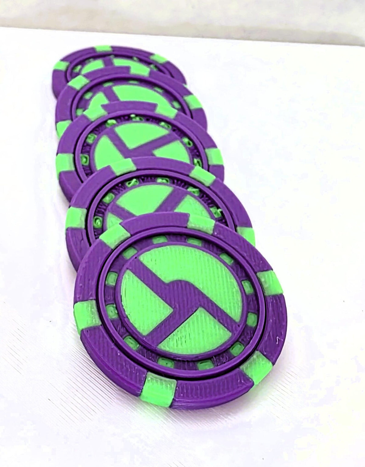 Jam Band Poker Chips That Spin